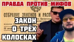Правда про «Закон о трёх колосках» и чёрные доски Голодомора