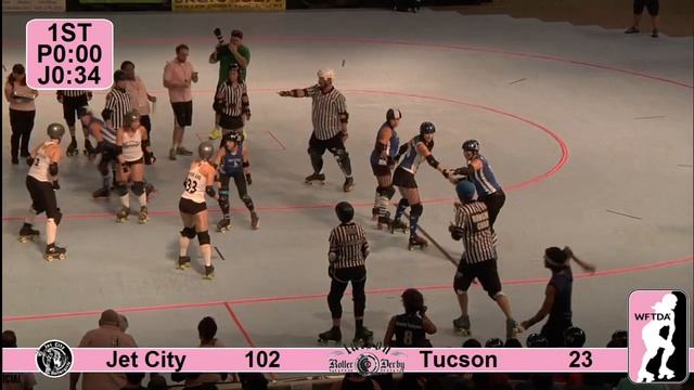 Jet City Rollergirls vs Tucson Roller Derby - 2011 West Region Playoffs Game 1 смотреть онлайн