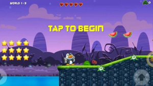 Super Penguin Adventure run World 1 Level: 1-9