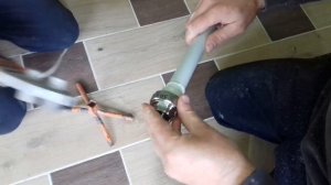 Как спаять пластиковую трубу.