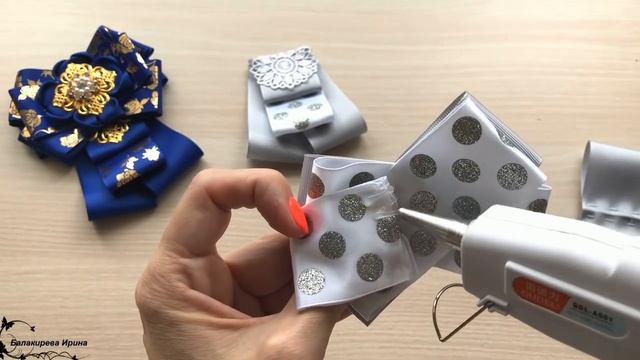 Галстук брошь мастер класс. Галстук канзаши в школу??? смотреть онлайн