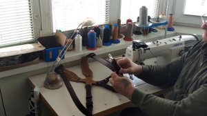 Разгрузка для фотографа из кожи