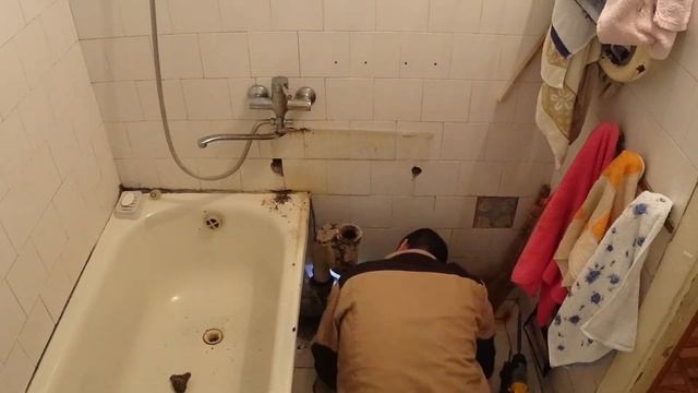 Установка мойдодыра #умывальник