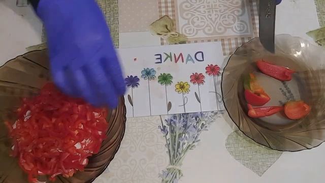Самый вкусный #салат с крабовыми палочками. Салат "Красное море".#ASMR