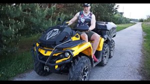 Обзор и тест-драйв шестиколесного квадроцикла BRP Can-Am Outlander 1000 XT 6X6