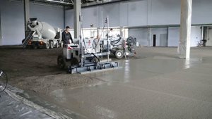 Бетоноукладчик S-840 Somero (Минск, часть 1)