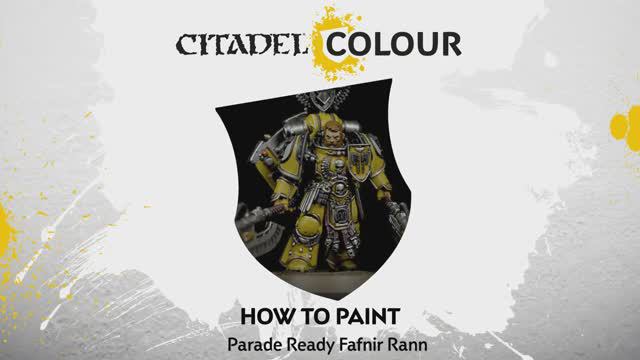 Warhammer 40000 How to Paint - Parade Ready Fafnir Rann