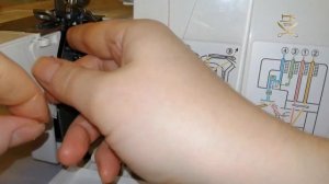 Как подготовить оверлок к работе (заправка ниток в оверлок).Настройка оверлока.