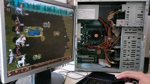 Компьютер вызывающий приступ ностальгии/мечта детей нулевых/комп 2002 года