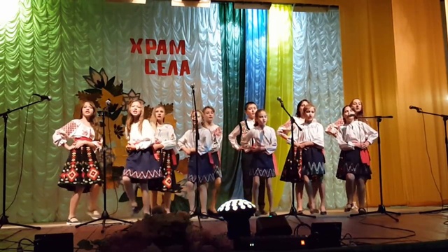 Храм Сёл Красногорка и Делакеу! Выступление Молодого коллектива, Браво Молодежи!