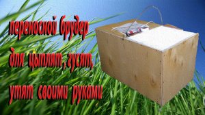 Переносной брудер для цыплят,гусят, утят своими руками.