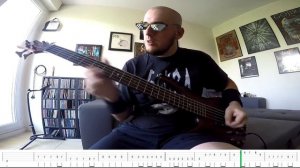 Elder - Embers bass cover with TAB