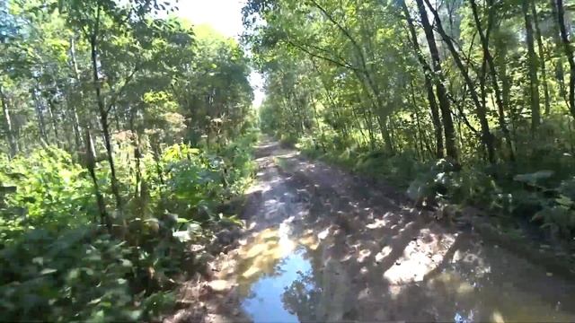 Дорога к реке. Веловодный поход, по реке Золотой Китат. Часть 1