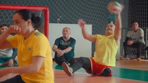 Волейбол сидя. Первый инклюзивный турнир на кубок Паралимпийского тренировочного центра