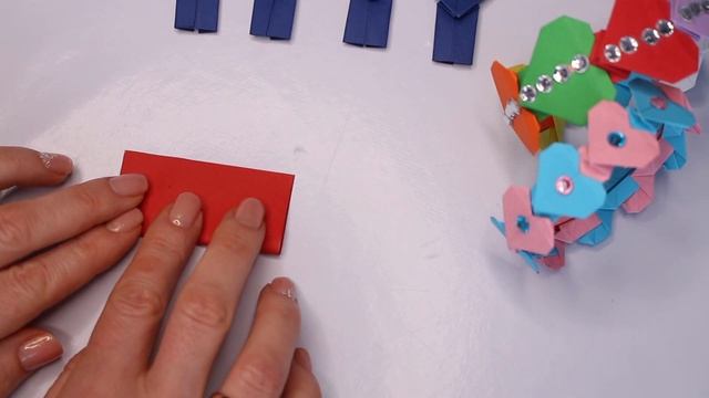 DIY Оригами Браслет из бумаги своими руками. Поделки из бумаги
