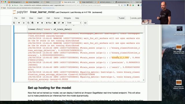 AWS Berlin Summit 2018 - Building and Running Your First ML Application on Amazon SageMaker