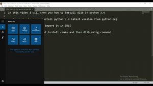 How To Install Dlib In Python 3.9 (Windows 10) | Dlib and CMake