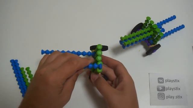 Противотанковая пушка из конструктора "Строительные палочки" смотреть онлайн