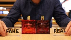 Fake vs Real Versace Eros Flame Perfume