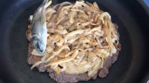 Вкусный рецепт из фарша. Быстро просто и доступно. Время поесть.