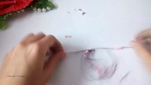 DIY  Браслет из шнура и бусин