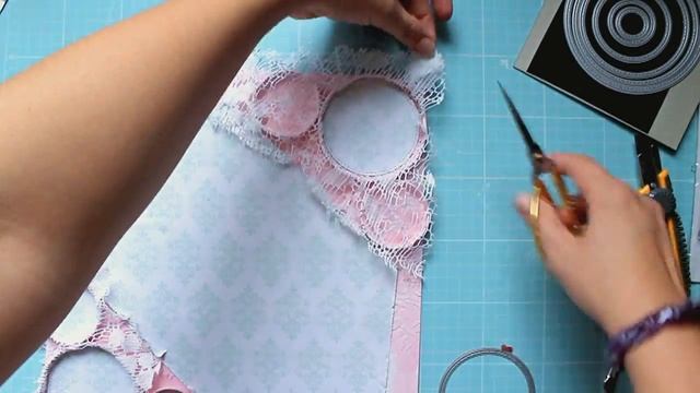 Скрапбукинг Страничка-ПАННО для девочки (крышки от банок-рамочки) УТИЛИЗАЦИЯ смотреть онлайн