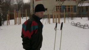 Ступающий шаг - передвижение на лыжах