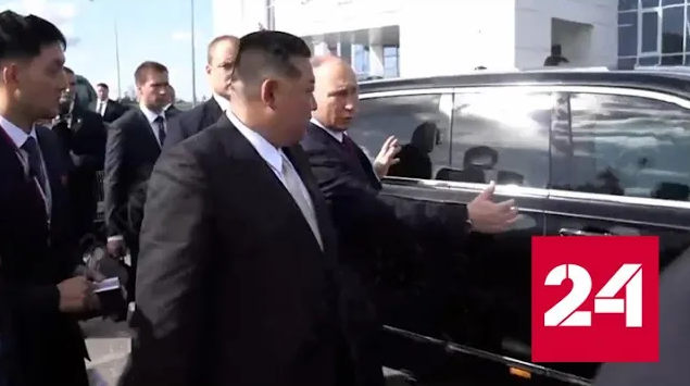 Путин показал Киму Aurus - Россия 24 