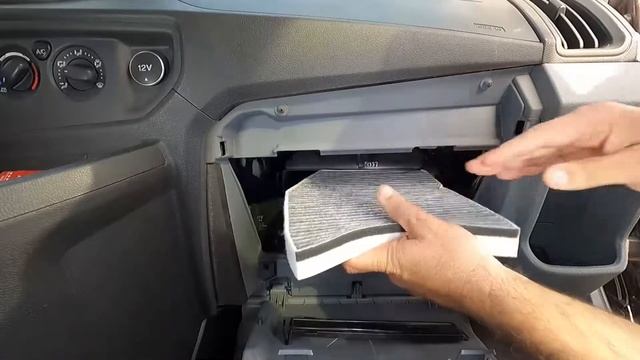 2016 FORD TRANSIT - HOW TO INSTALL A CABIN AIR FILTER смотреть онлайн