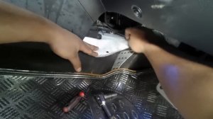 mazda axela airbag control unit removal