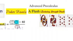 (Poker & Probability) Probability of getting a Flush