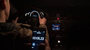 W220 S500 разгон Mercedes-Benz  до 100 км/ч