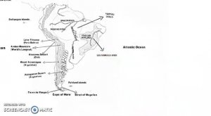 КАРТА МИР (South America Map)