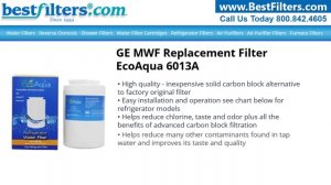 Refrigerator Water Filters - What You Need to Know!