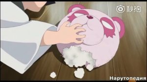 химавари вырубает Наруто и девятихвостого