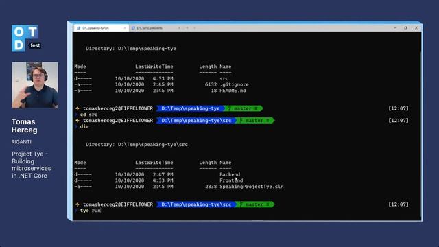 Tomas Herceg. Project Tye — создание микросервисов в .NET Core смотреть онлайн