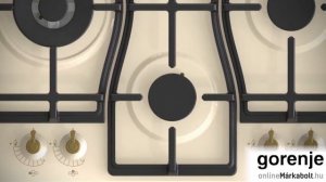 Gorenje GW6D42CLI | Beépíthető Gáz főzőlap bemutató videó