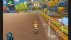 Mario Kart Wii - Biker Daisy gameplay