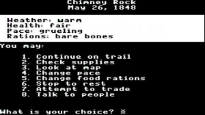 Apple II Longplay - The Oregon Trail