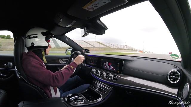 2017 Mercedes-AMG E63 S 4MATIC+ Test / Portimao Racetrack Review (ENGLISH Subtitles) - Autophorie смотреть онлайн