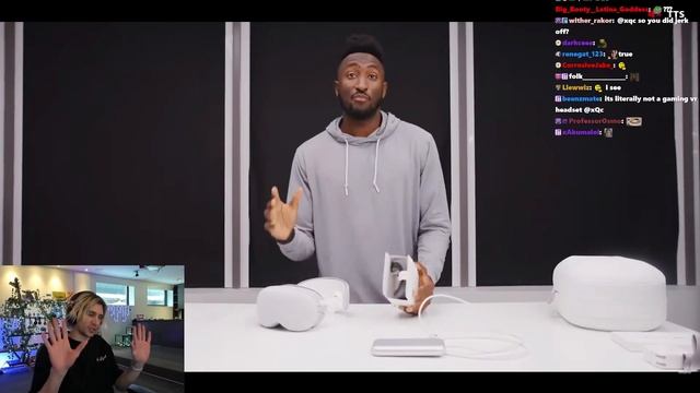 Apple Vision Pro Unboxing - xqc reacts Mkbhd