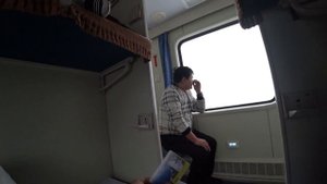Китайский поезд Харбин - Хэйхэ (Chinese train Harbin - Heihe)