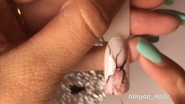 МК МРАМОР гель-лак Мраморные ногти Дизайн ногтей Модный дизайн тренд 2018