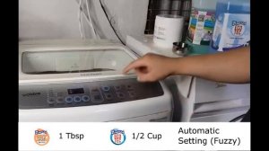 Wash test using the Samsung Top Load 6.5 Kg Washing Machine