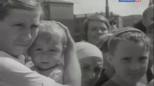 Конвой пленных немцев Москва 1944 г.