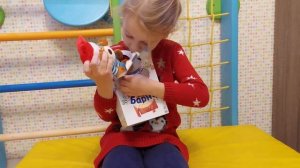 Подарочный набор с мягкой игрушкой Барни Бисквит Мишка с шоколадной начинкой 90 г