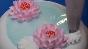 Cake decoration Swans.蛋糕裝飾天鵝.Украшение торта.Лебеди