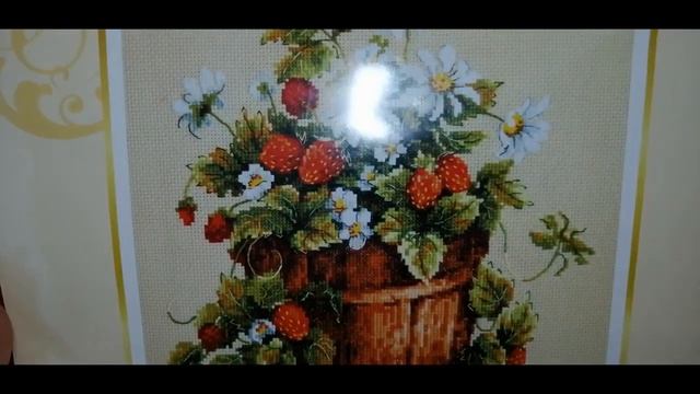 Все мои запасы наборов #вышивка смотреть онлайн