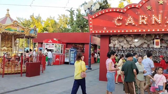 Ташкент. Лето 2023. Песчаный бассейн Qumlik (Кумлик), Парк Миллий Боги, парк Magic City.1 часть