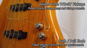 CORT GB74JJ Sound Check || Rudimentary and stylish, swamp ash bass!
